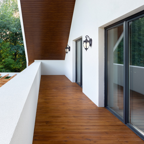 Уличный настенный светильник Outdoor O414WL-01BZ фото 2