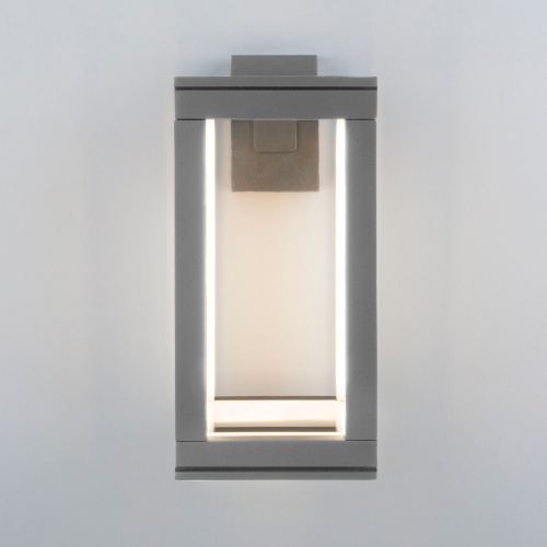 Уличный настенный светодиодный светильник Frame LED IP54 1527 TECHNO LED серый фото 3 Уличный настенный светодиодный светильник Frame LED IP54 1527 TECHNO LED серый фото 3