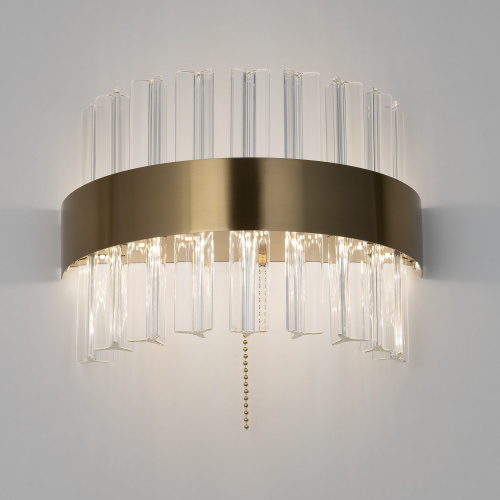 Citilux Рианна CL337313 LED Бра хрустальное с выключателем Бронза фото 12 Citilux Рианна CL337313 LED Бра хрустальное с выключателем Бронза фото 12