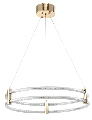 Подвесной светильник золото LED 116Вт D60см Zortes RINGER ZRS.57792.116 фото 3