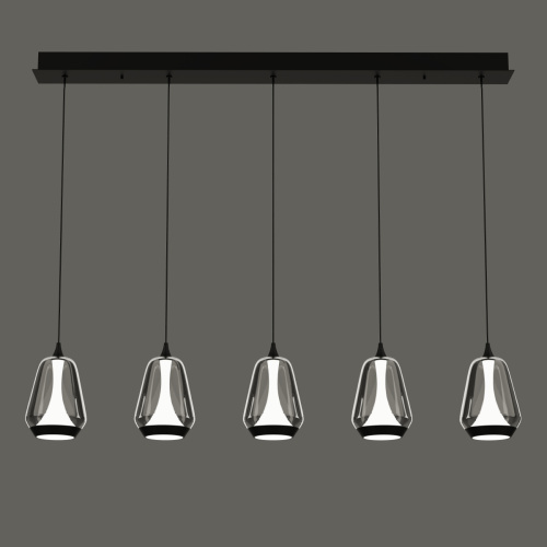 Подвесной светильник MD24001011-5B black/smoky фото 2