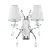 Бра Lumina Deco Glamour LDW 66247-2 WT+CHR