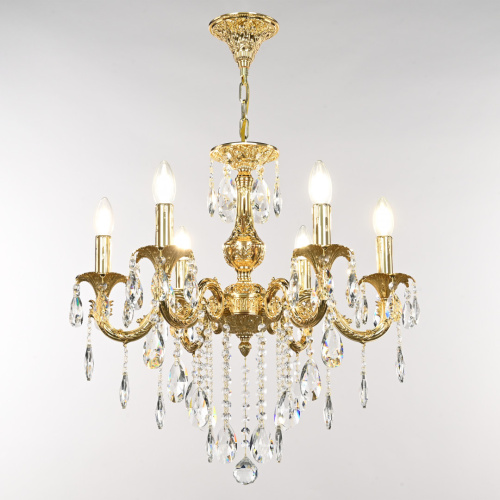 Люстра с хрустальными подвесками AL79101/6/175 B G Bohemia Ivele Crystal (Богемия Ивеле Кристалл) фото 3