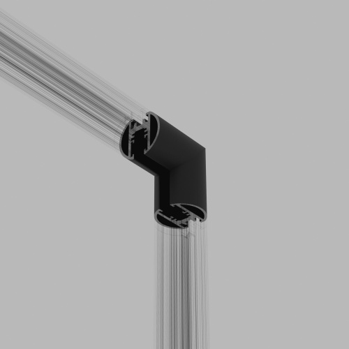 Mini Magnetic Коннектор угловой внутренний для накладного шинопровода Round черный 85216/00 Mini Magnetic Коннектор угловой внутренний для накладного шинопровода Round черный 85216/00