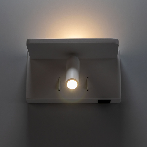 Citilux Декарт CL704370 LED USB QI Светильник поворотный Белый фото 15 Citilux Декарт CL704370 LED USB QI Светильник поворотный Белый фото 15