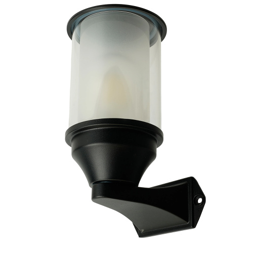 Светильник садово-парковый Feron DH1401, на стену вверх,E27 220-240V, черный фото 4