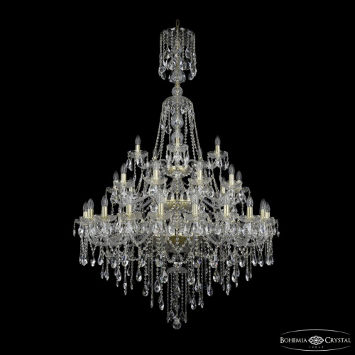 Люстра хрустальная 1415/20+10+5/400/XL-180/3d G