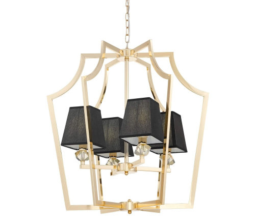 Подвесная люстра Lumina Deco Montero LDP 1249-4 GD+BK фото 5 Подвесная люстра Lumina Deco Montero LDP 1249-4 GD+BK фото 5