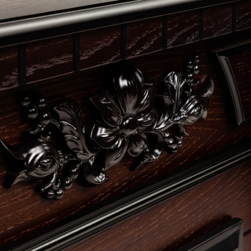 Электрокамин RealFlame Dacota AO античный дуб с очагом Majestic Lux Brass фото 4 Электрокамин RealFlame Dacota AO античный дуб с очагом Majestic Lux Brass фото 4
