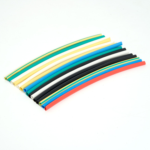 Набор термоусадочных трубок STEKKER HSHTS-210-10M, длина 10 см., коэф. усадки 2:1, (21шт в упаковке) фото 2