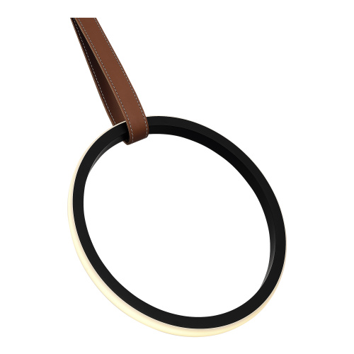 SL6131.403.12 Светильник подвесной ST-Luce Черный/Черный, Терракотовый LED 1*12W 4000K SHAPE фото 3