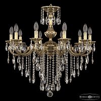 Люстра с хрустальными подвесками AL78101/10/250 B AGB Bohemia Ivele Crystal (Богемия Ивеле Кристалл)