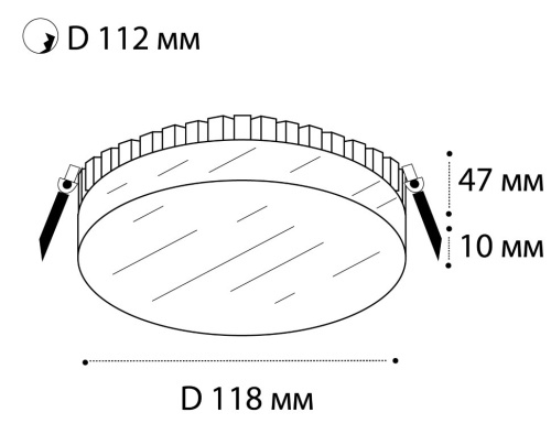 IT06-6010 white 3000K светильник встраиваемый влагозащищенный фото 2 IT06-6010 white 3000K светильник встраиваемый влагозащищенный фото 2