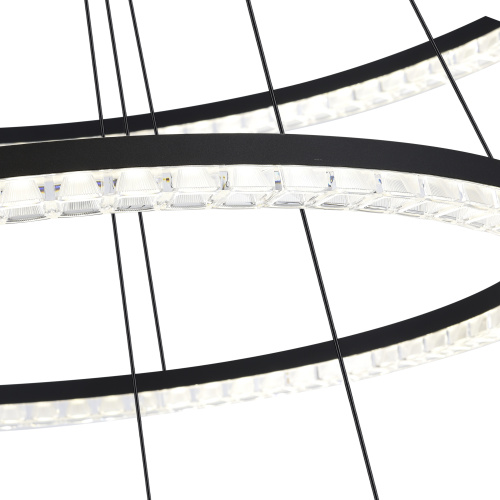 SL1018.403.03 Светильник подвесной ST-Luce черный/прозрачный LED 1*130W 4000K EUCLIDICS фото 3