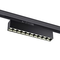 358861 PORT NT22 308 черный Светильник трехфазный трековый светодиодный IP20 LED 4000K 16W 220V ITER