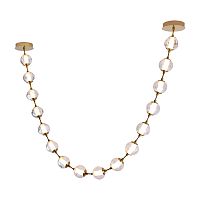 Подвесной светильник OD2437A-16 brass/clear