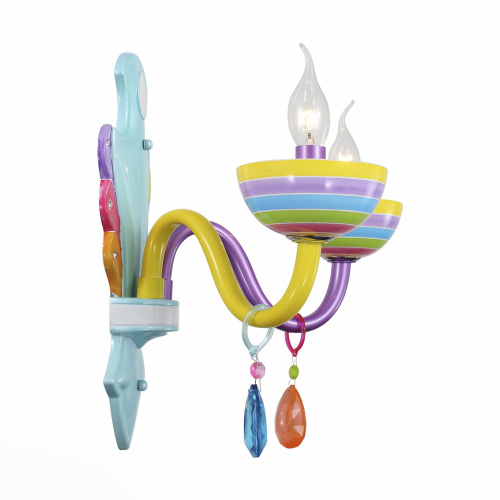 SL672.781.02 Бра ST-Luce Разноцветный/Разноцветный E14 2*40W ORNATO фото 9