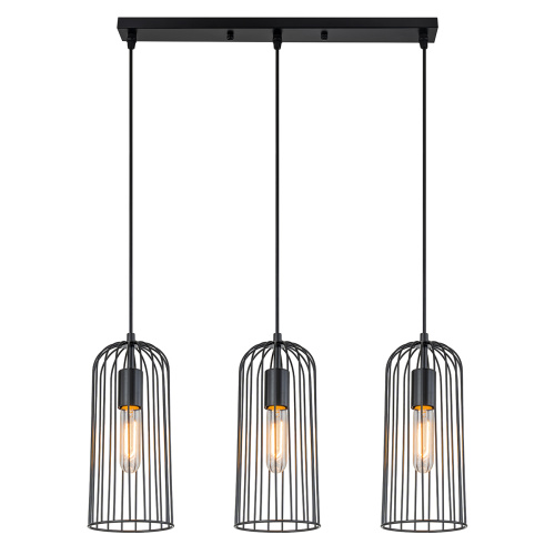 Подвесной светильник Escada 10198/3S E27*60W Black Подвесной светильник Escada 10198/3S E27*60W Black