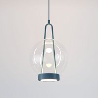 Подвесной светодиодный светильник со стеклянным плафоном 50267/1 LED синий