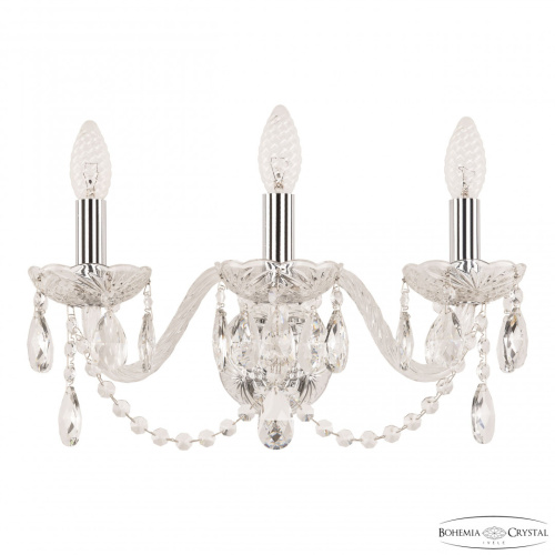 Бра хрустальные 101B/3/165 Ni Bohemia Ivele Crystal (Богемия Ивеле Кристалл)