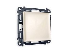 Комплект механизма 1-кл выключателя AMBRELLA VOLT ALFA Бежевый глянец QUANT (AP3010, VM101) MA301010