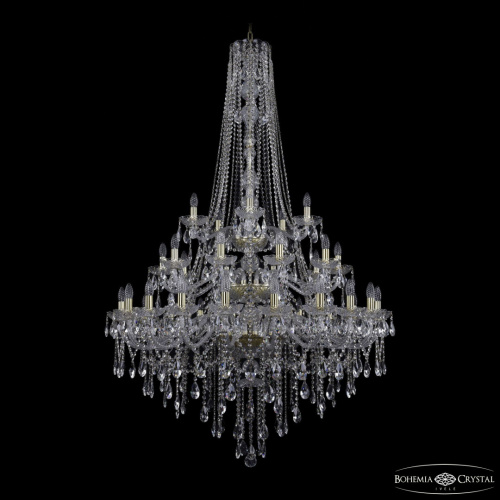 Люстра хрустальная 1415/20+10+5/400/h-182/3d G Люстра хрустальная 1415/20+10+5/400/h-182/3d G