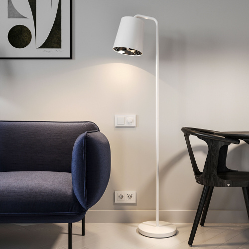 Рамка из поликарбоната на 2 поста Slab белый софт W0022961 фото 2