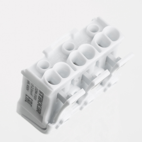 Клемма монтажная с/з STEKKER, LD294-5103, для подключения фазных проводников 3 полюса, 3 контактные группы (3 ввода, 3 вывода на полюс) фото 5