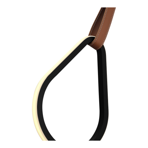 SL6131.413.12 Светильник подвесной ST-Luce Черный/Черный, Терракотовый LED 1*12W 4000K SHAPE фото 3