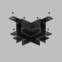 TR2114-BK Коннектор трека SMART для ГКЛ , \"X\" образный, механический , черный