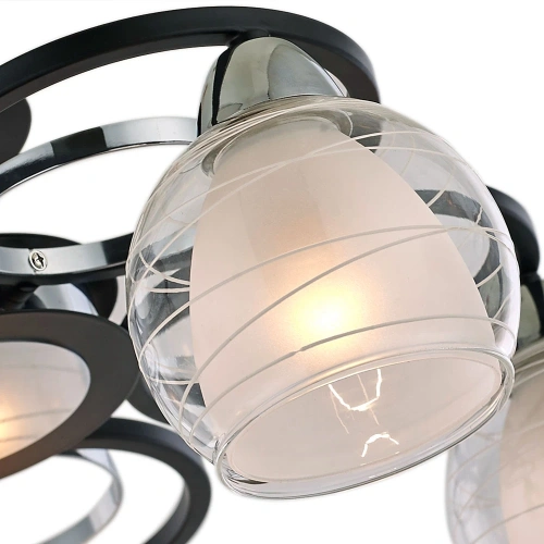 Потолочная люстра Arte Lamp GINEVRA A1604PL-5BK фото 3 Потолочная люстра Arte Lamp GINEVRA A1604PL-5BK фото 3