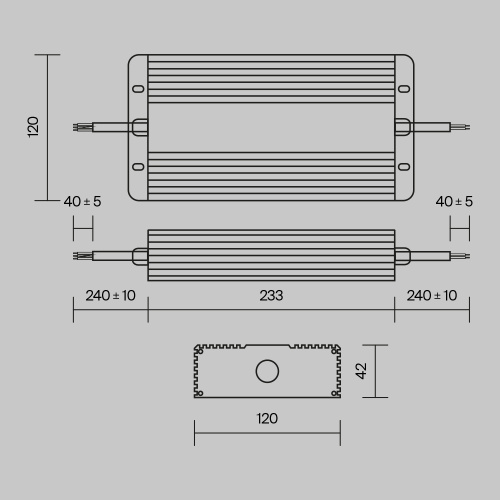 Источник напряжения Technical PSL008-400W-48V-IP67 фото 2 Источник напряжения Technical PSL008-400W-48V-IP67 фото 2