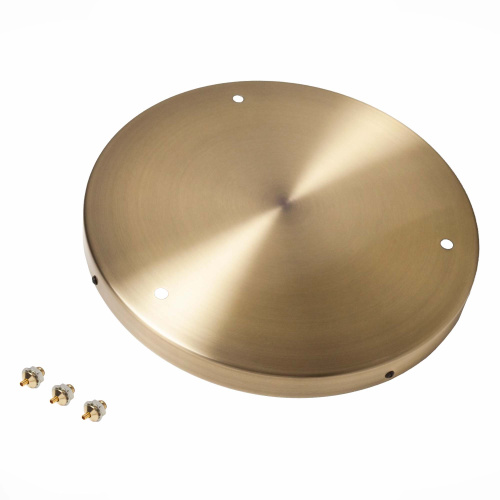 SL001.303.03 Потолочное крепление на 3 лампы (круглое) ST-Luce Бронза SL1 фото 4