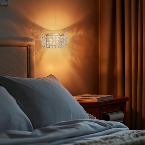 Citilux Портал CL324302 Бра хрустальное с выключателем Золото фото 8 Citilux Портал CL324302 Бра хрустальное с выключателем Золото фото 8