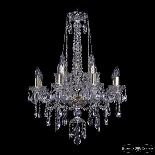 Люстра хрустальная 1415/8+4/200/h-75 G