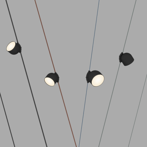 DK5543-BK Поворотный светильник для трека-ремня Belty, серия Spot, со светодиодом, D100*H107мм, 48V DC, 12W, RA90, 120°, 3000K, IP20, черный, алюминий фото 4 DK5543-BK Поворотный светильник для трека-ремня Belty, серия Spot, со светодиодом, D100*H107мм, 48V DC, 12W, RA90, 120°, 3000K, IP20, черный, алюминий фото 4