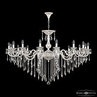Люстра с хрустальными подвесками AL78104/16/550 B WMG Bohemia Ivele Crystal (Богемия Ивеле Кристалл)