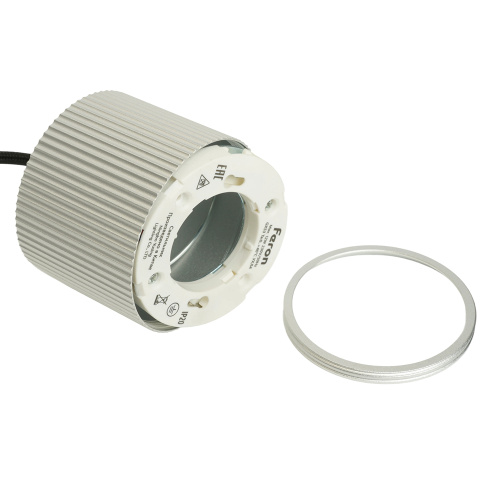 Светильник потолочный Feron Barrel HL4588 ARIA  levitation 12W, 230V, GX53, серебро + черный, на подвесе 1,7 м фото 10
