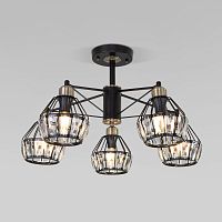 Потолочная люстра в стиле лофт 70075/5 черный