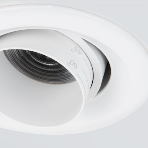 Встраиваемый светодиодный светильник с регулировкой угла освещения 9919 LED 10W 4200K белый фото 5 Встраиваемый светодиодный светильник с регулировкой угла освещения 9919 LED 10W 4200K белый фото 5
