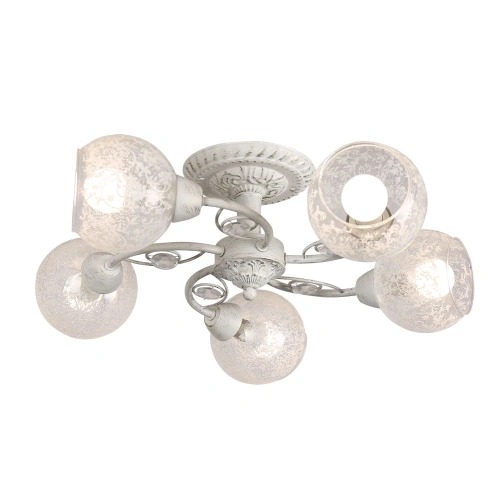 Потолочная люстра Arte Lamp CRISTY A5028PL-5WH Потолочная люстра Arte Lamp CRISTY A5028PL-5WH