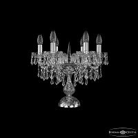 Настольная лампа хрустальная 1403L/6/141-39 Ni Bohemia Ivele Crystal (Богемия Ивеле Кристалл)