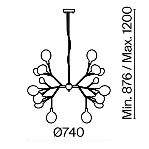 Подвесной светильник Freya FR5049PL-27G фото 6