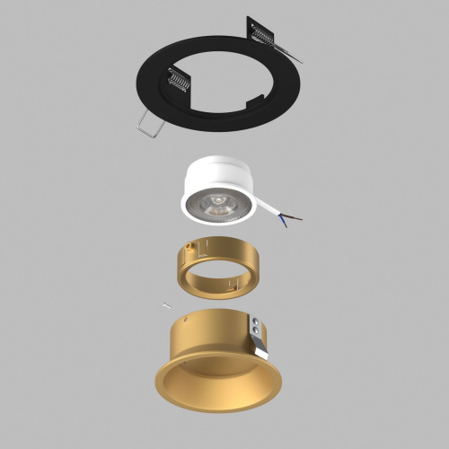 Комплект со светильником Lightstar Domino Round (214617+214603+214003) D61703GMOD фото 2