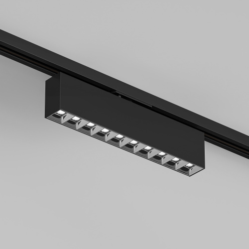 DK6444-BK Поворотный однофазный трековый светильник EDDER со светодиодом L273mm 220V 20W 30° 4000K IP20 черный алюминий DK6444-BK Поворотный однофазный трековый светильник EDDER со светодиодом L273mm 220V 20W 30° 4000K IP20 черный алюминий