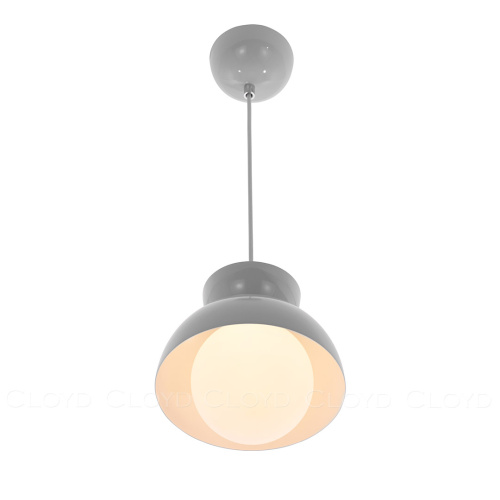 Подвесной светильник Cloyd ERMA-A P1 / Ø20 см - серый (арт.11338)
