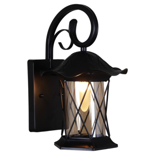 Уличный настенный светильник Reluce 08281-9.2-001U BK RLOS фото 3