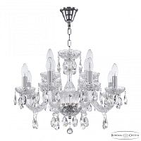Люстра хрустальная 117/8+4/195 Ni Bohemia Ivele Crystal (Богемия Ивеле Кристалл)