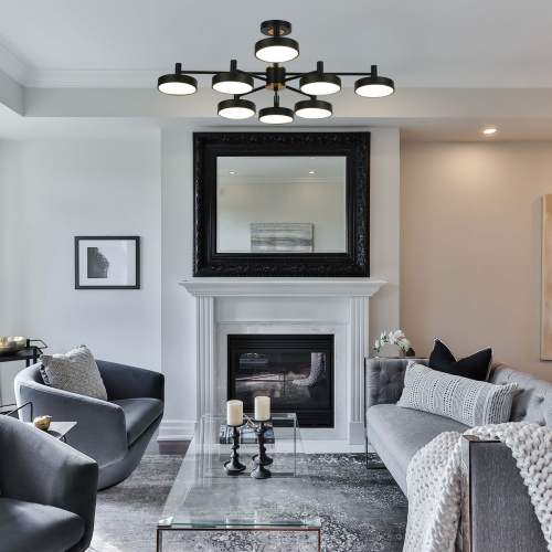 Светильник на штанге Escada 10211/8 LED*96W Black фото 2 Светильник на штанге Escada 10211/8 LED*96W Black фото 2