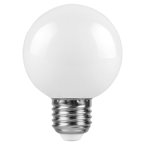 Лампа светодиодная Feron LB-371 Шар E27 3W 230V 2700K матовый фото 4